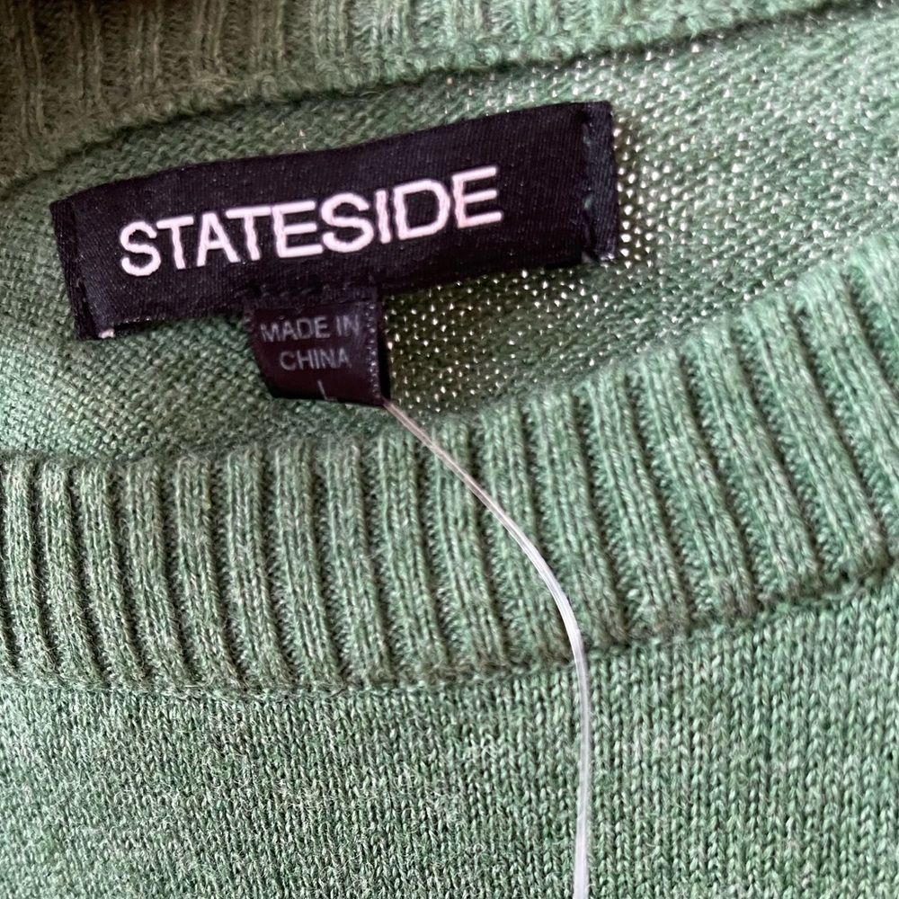 Stateside NWT Cotton/Cashmere Sz M (runs a bit small) Tennis Sweater, classic - Picture 7 of 15